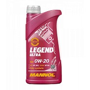 Моторное масло Mannol Legend Ultra 0W20 синтетическое 1 л