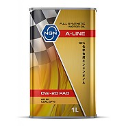 Моторное масло NGN A-Line PAO 0W20 синтетическое 1 л