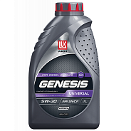 Моторное масло Лукойл Genesis Universal Diesel 5W30 полусинтетическое 1 л